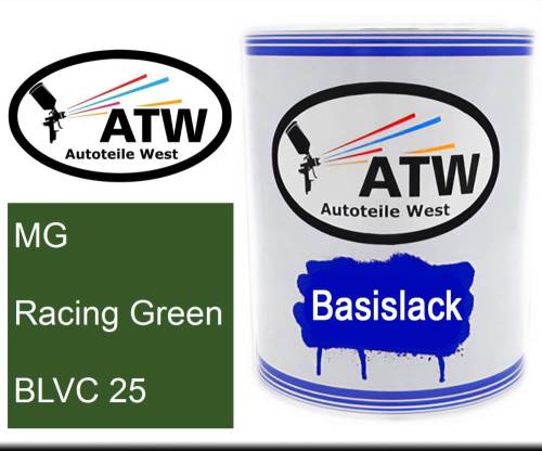 MG, Racing Green, BLVC 25: 1L Lackdose, von ATW Autoteile West.